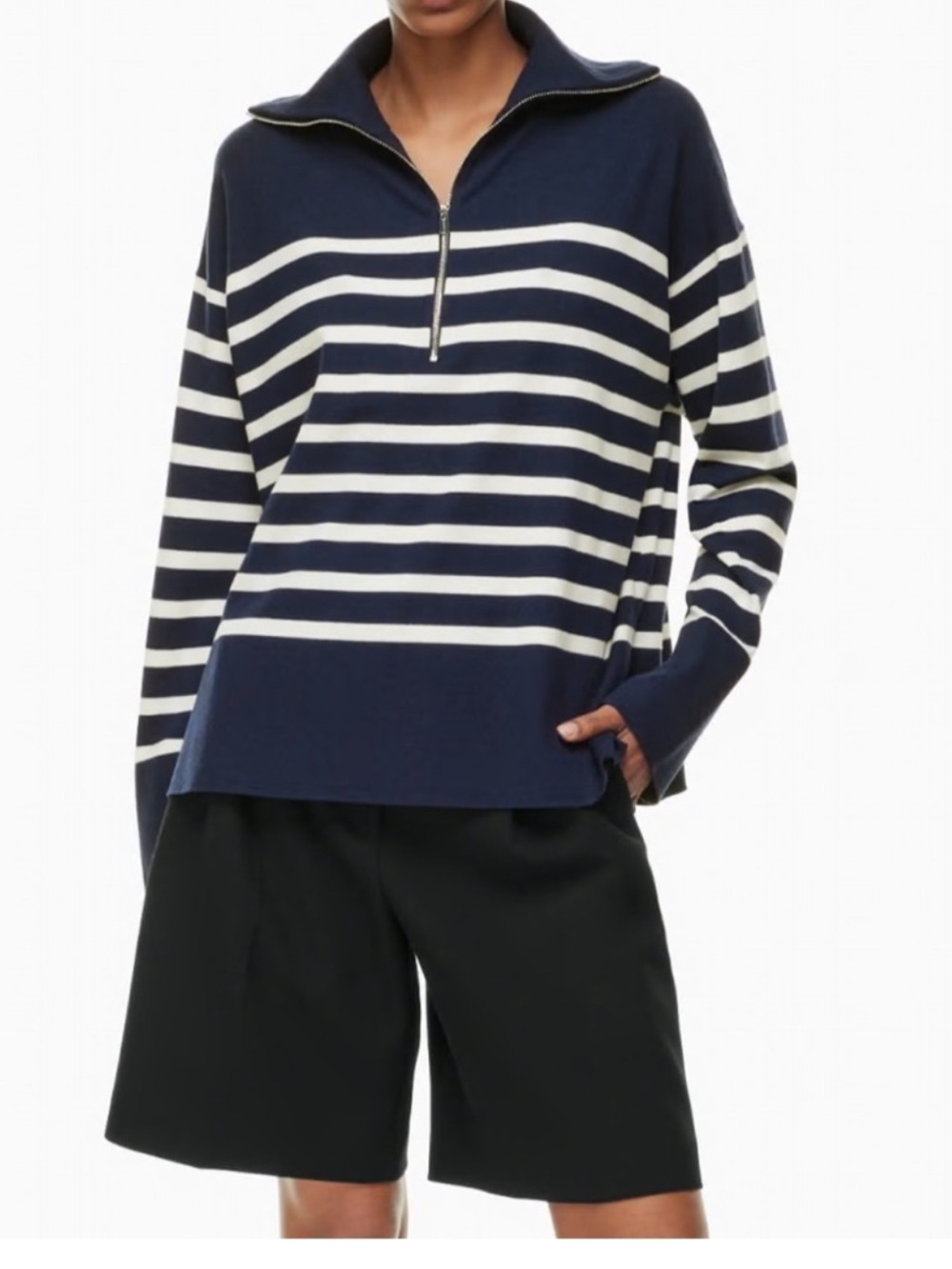 Babaton OVERSEAS MERINO WOOL SWEATER Aritzia - XS